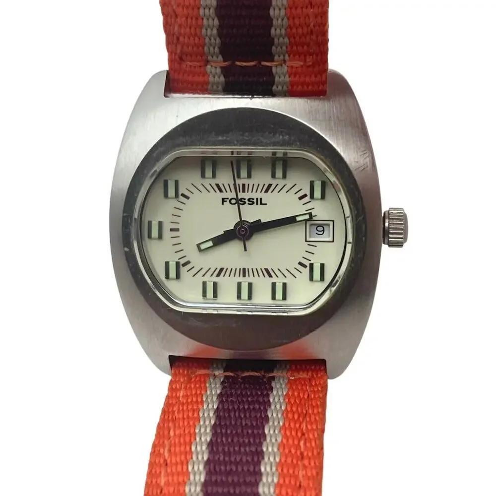 VTG Fossil Women's Watch 27mm -  Fresh Battery - Adjustable - WR 50m JR-8357